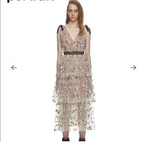 Self-Portrait like new Star Embellished Dress